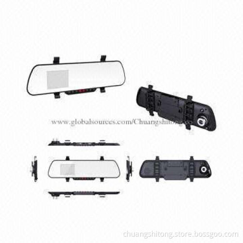 Super Bluetooth Optional Mirror Car Camera, Supports G-sensor/SOS 1,080P, 2.7-inch HD LCD Display